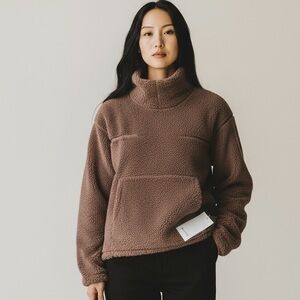 Lululemon NWT Sherpa Quarter Zip dize 4